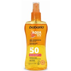 BABARIA SOLAR AQUA UV SPRAY BIFASICA SPF50 200ML