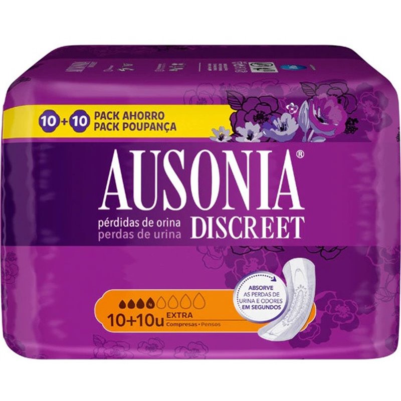 AUSONIA DISCREET EXTRA 10+10 UNID