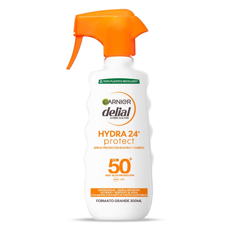 DELIAL SOLAR HYDRA 24H SPF50+ 300ML PISTOLA