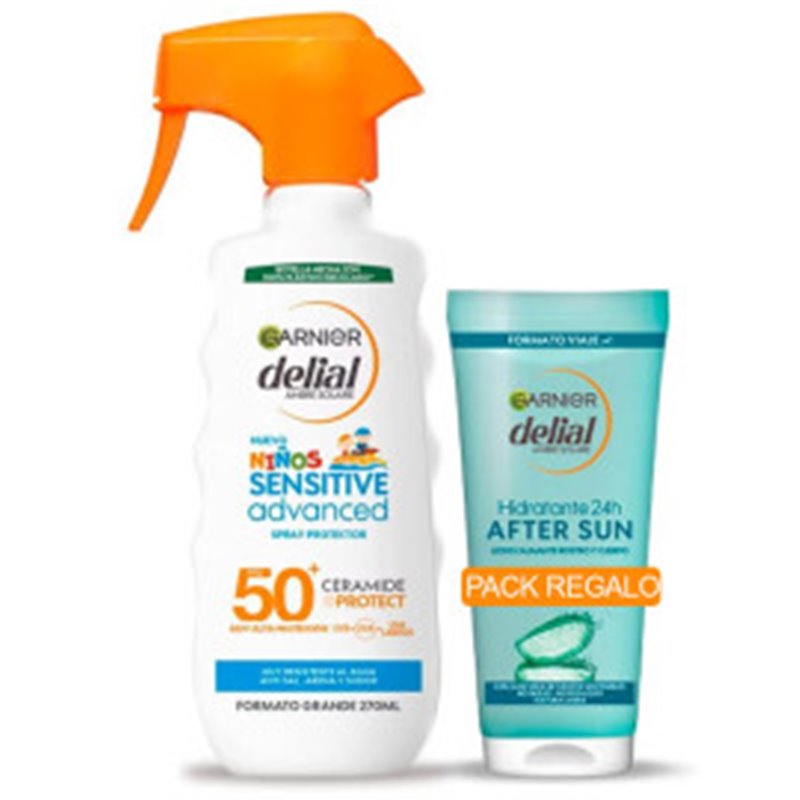 DELIAL SOLAR SENSITIVE ADVANCED NIÑOS LECHE SPF50+ 400ML+AFTERSUN 100ML