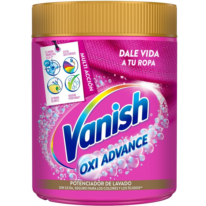 VANISH QUITAMANCHAS OXI ADVANCE 400+400 GRMS PINK