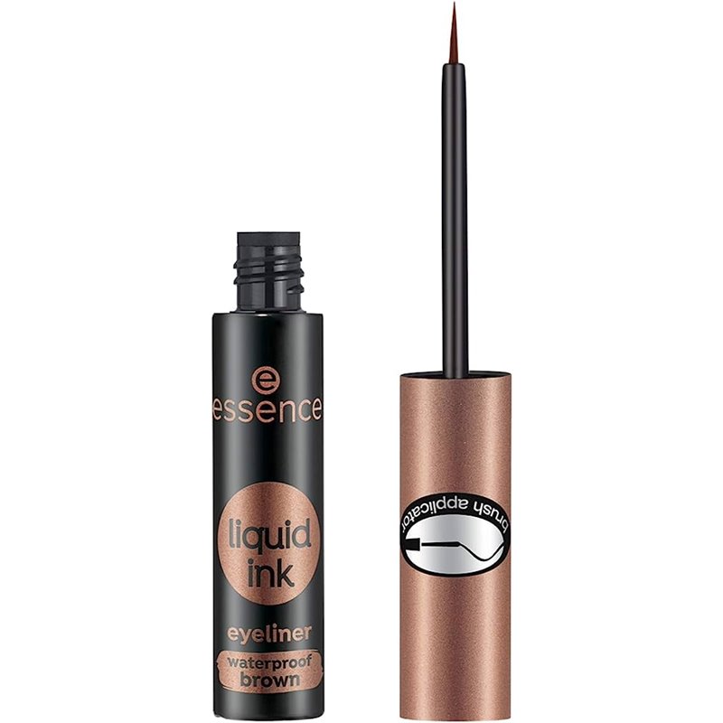 ESSENCE OJOS EYELINER DELINEADOR LIQUID INK MARRON