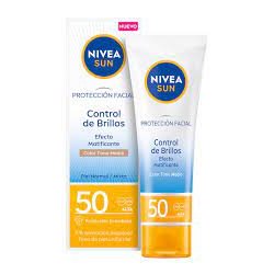 NIVEA SUN FACIAL BB CONTROL BRILLOS SPF50 50ML