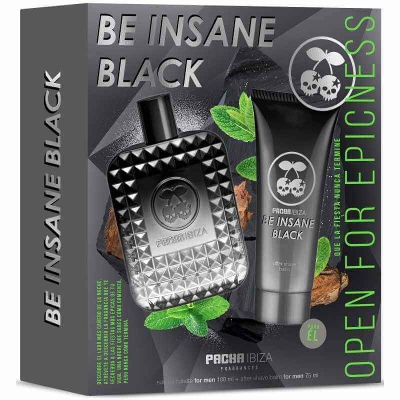 PACHA IBIZA HIM SET BE INSANE BLACK EDT 100VAPO+AFTER SHAVE 75ML