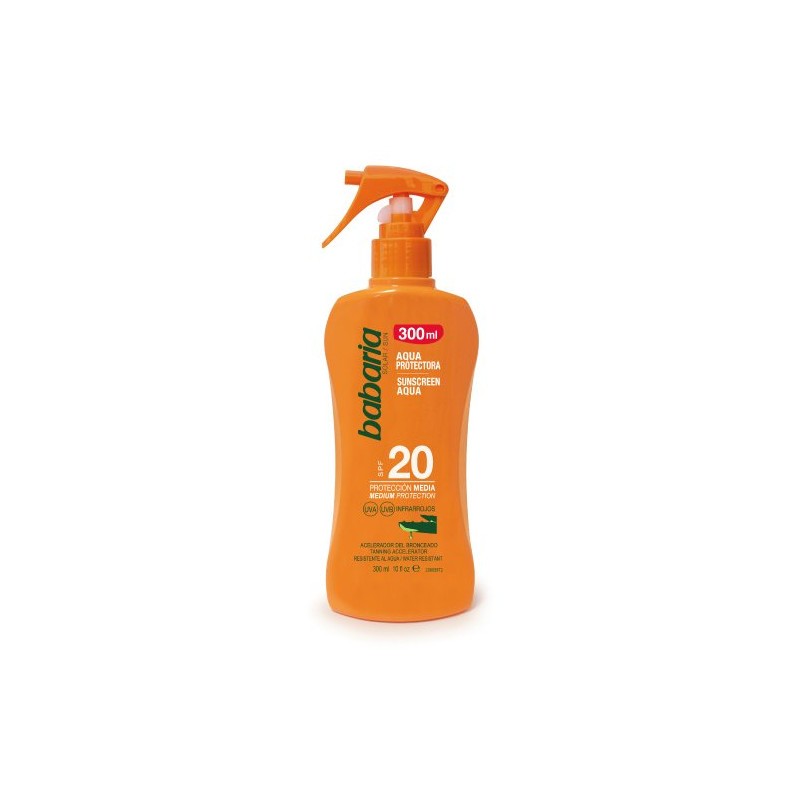 BABARIA SOLAR SPRAY ALOE SPF20 300ML