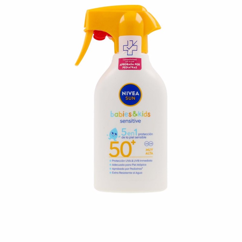 NIVEA SUN KIDS 50+ ANTIALERGICOS 270ML PISTOLA