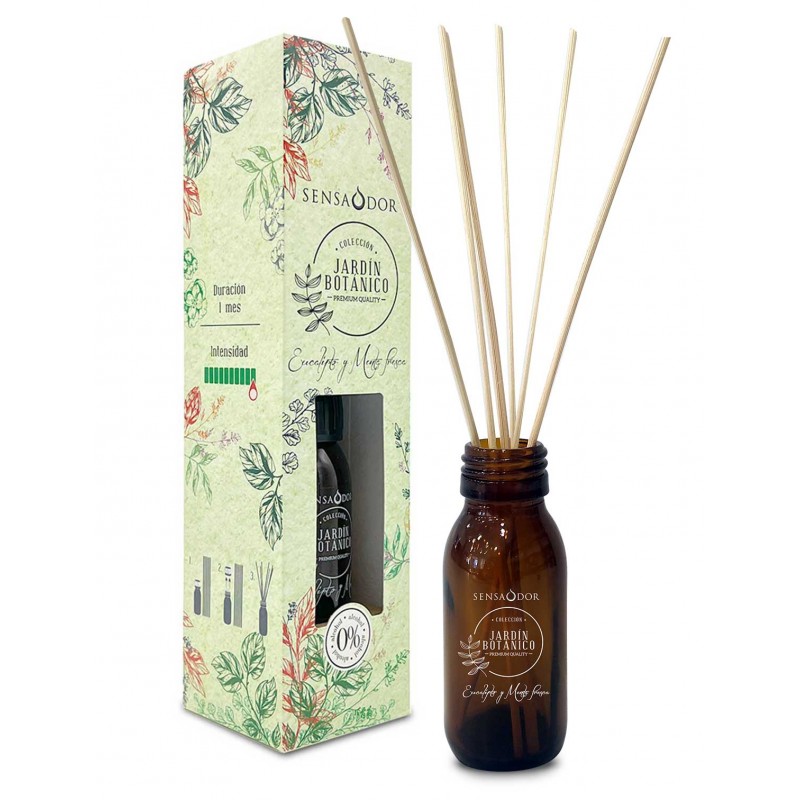 SENSAODOR MIKADO JARDIN BOTANICO 60ML EUCALIPTO Y MENTA