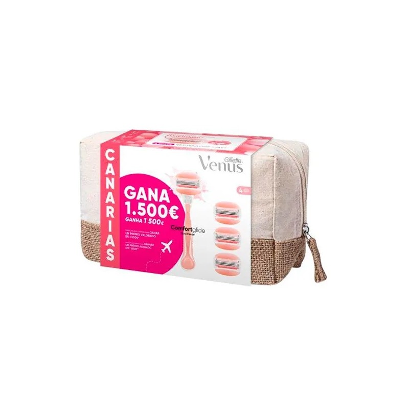 GILLETTE VENUS COMFORTGLIDE NECESER+MAQUINA+4REC CANARIAS