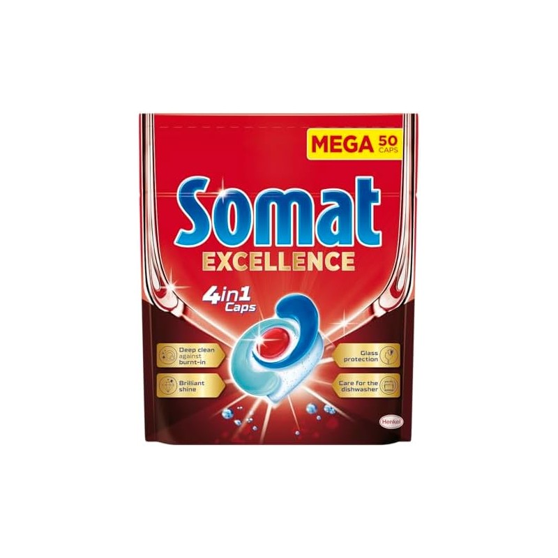 SOMAT CAPSULAS LAVAVAJILLAS 50 LAVADOS EXCELLENCE