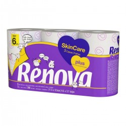 RENOVA PAPEL HIGIENICO SKIN CARE++++ 6 ROLLOS