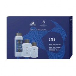 ADIDAS MEN UEFA STAR SET EDT 100VAPO+EDT 50VAPO+GEL 250ML