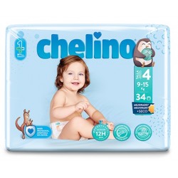 CHELINO PAÑAL LOVE TALLA-4 9-15KG 34UND