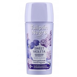 TULIPAN NEGRO DEO BARRA 75ML SWEET VIOLETA