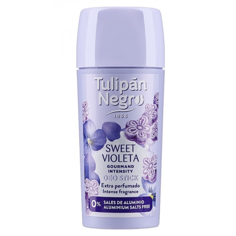 TULIPAN NEGRO DEO BARRA 75ML SWEET VIOLETA