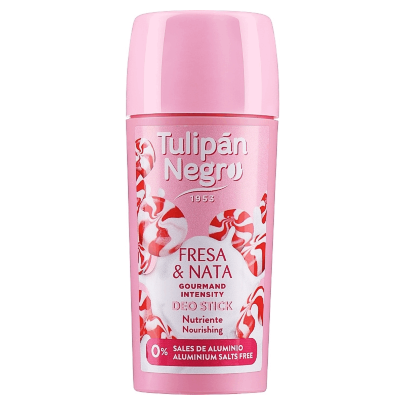 TULIPAN NEGRO DEO BARRA 75ML FRESA Y NATA