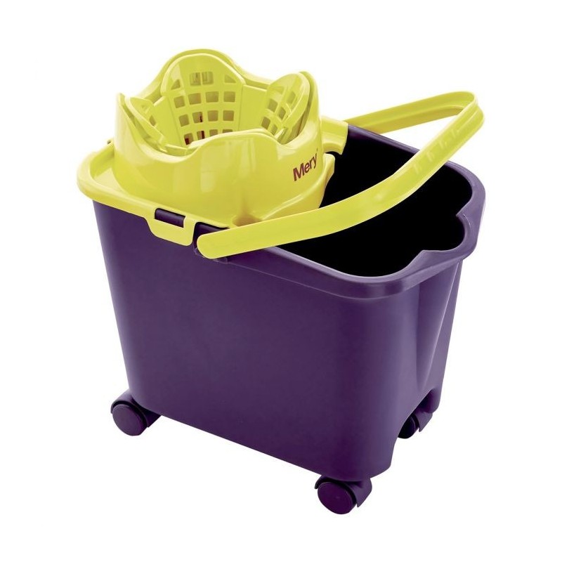 MERY CUBO C/RUEDAS+ESCURRIDOR AUTOMATICO 14LT MERY CUBO C/RUEDAS+ESCURRIDOR AUTOMATICO 14LT