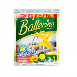 BALLERINA BAYETA AMARILLA...