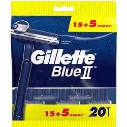 GILLETTE MAQ DES BLUE II 15+5U