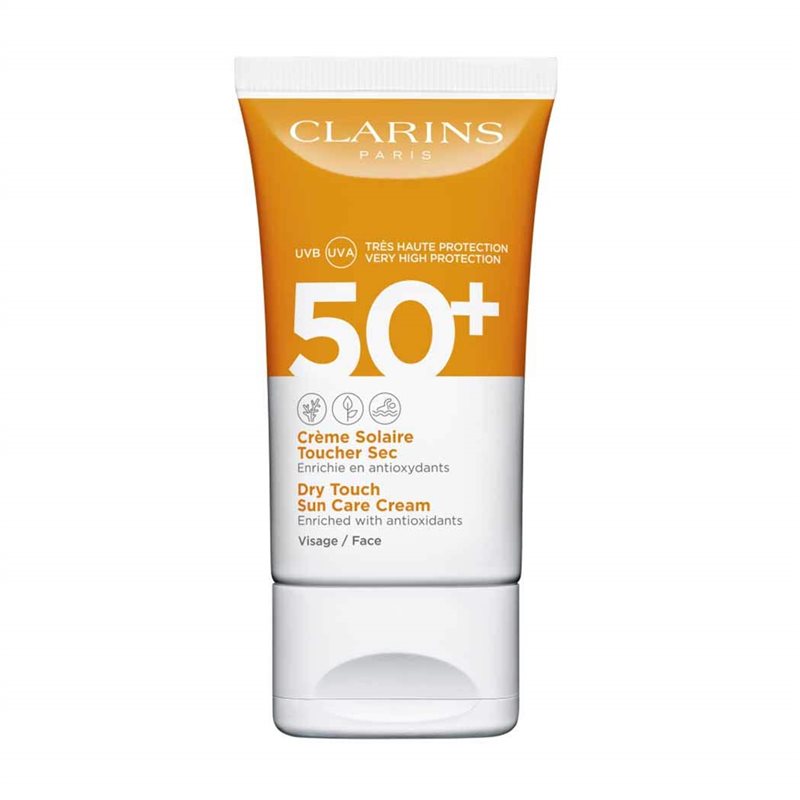 CLARINS CREME SOLAIRE TACTO SECO UVB SPF50+ UVA 50ML.