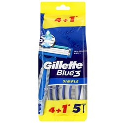 GILLETTE MAQ DES BLUE-3 SIMPLE 4+1