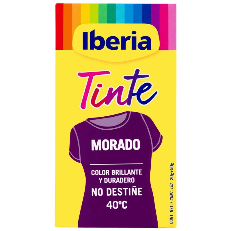 IBERIA TINTE ROPA MORADO 40º CENT