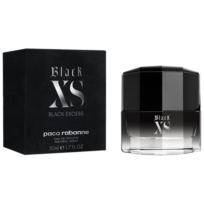 PR XS BLACK MEN EDT 50VAPO