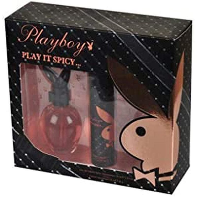 PLAYBOY WOM SPICY EDT 75ML VAP+BODY 11