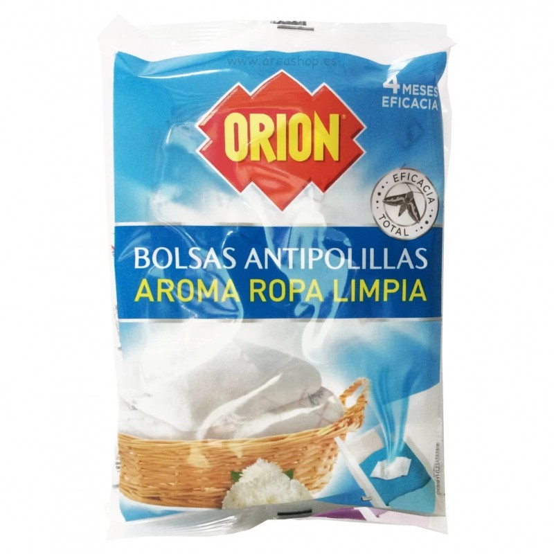 ORION A POLILLA BOLAS ROPA LIMPIA BOLSA 20UN