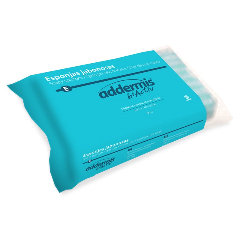 ADDERMIS BIACTIV ESPONJAS JABONOSAS 20 UNI