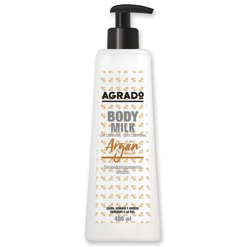 AGRADO BODY MILK ARGAN 400ML C/DOSIFICADOR