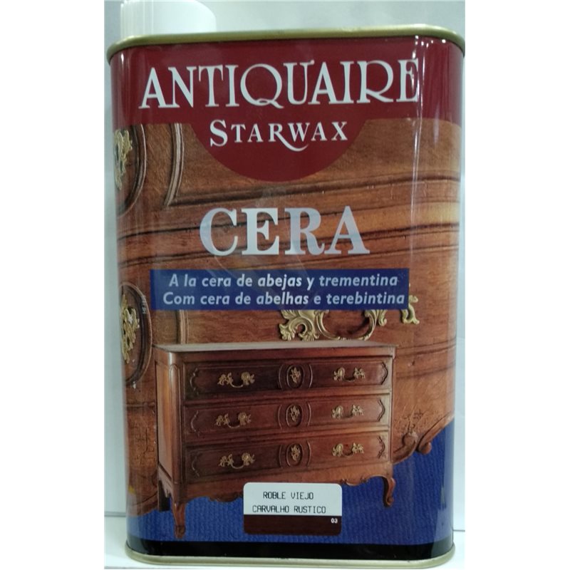 STARWAX  CERA LIQ ROBLE VIEJO 500ML