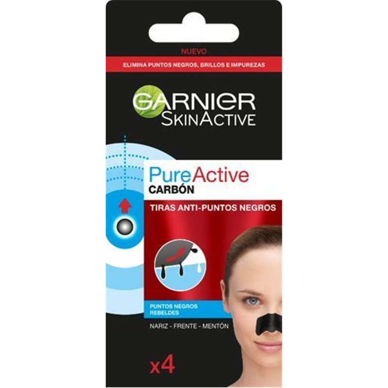 SKIN ACTIVE PURE ACTIVE CARBON TIRAS ANTI-PUNTOS NEGROS