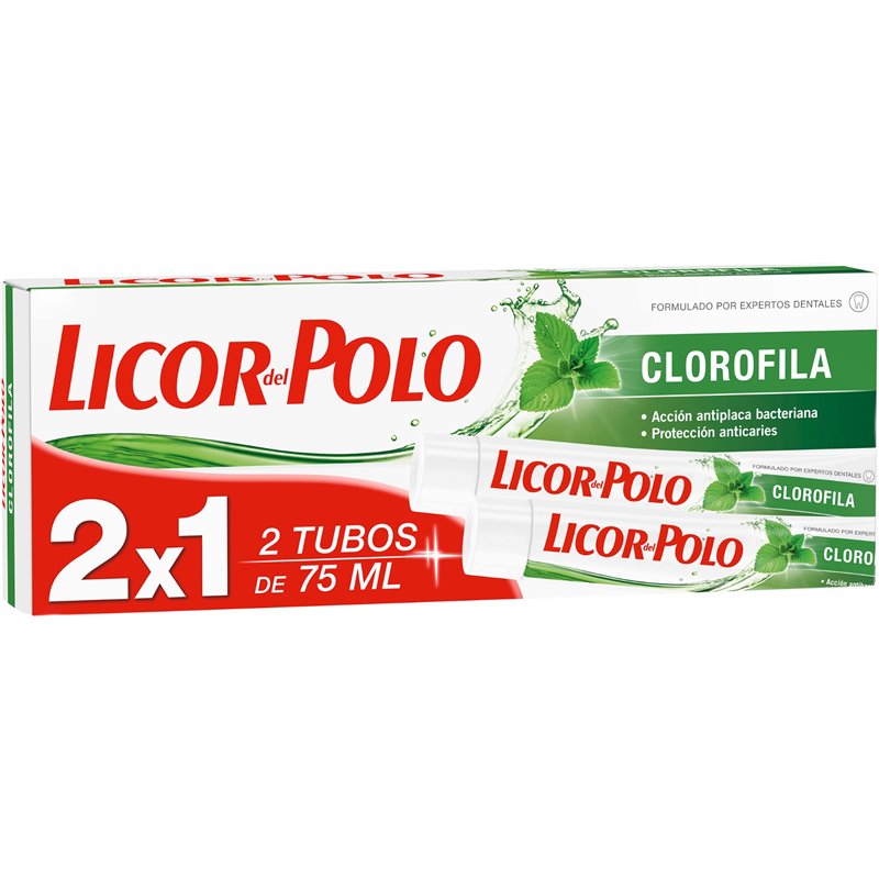 LICOR POLO P DENT 2x75ML CLOROFILA