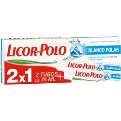 LICOR POLO P DENT 2x75ML BLANCO POLAR