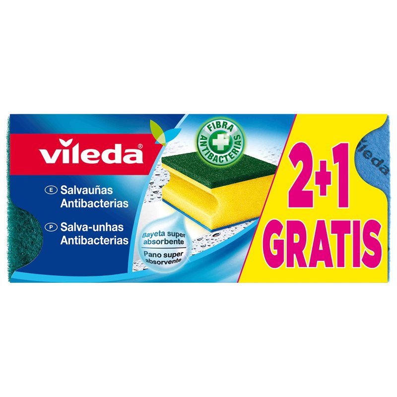 VILEDA ESTR SALVAUÑAS PLUS 2+1