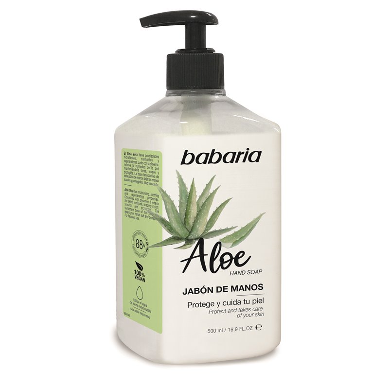 BABARIA JAB MANOS C/DOSIF ALOE 500ML