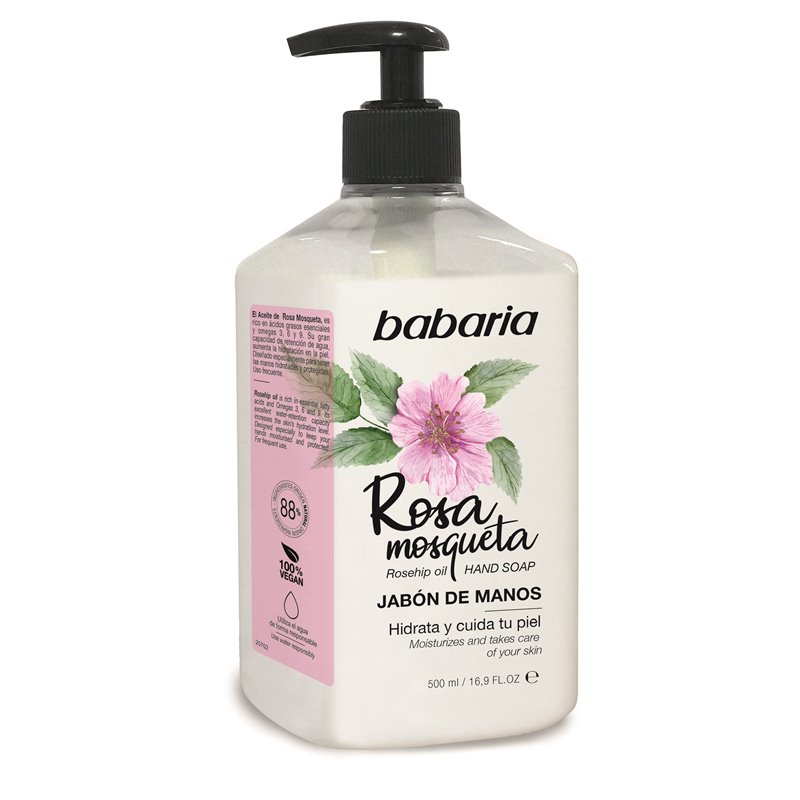 BABARIA JAB MANOS C/DOSIF ROSA MOSQ 500ML