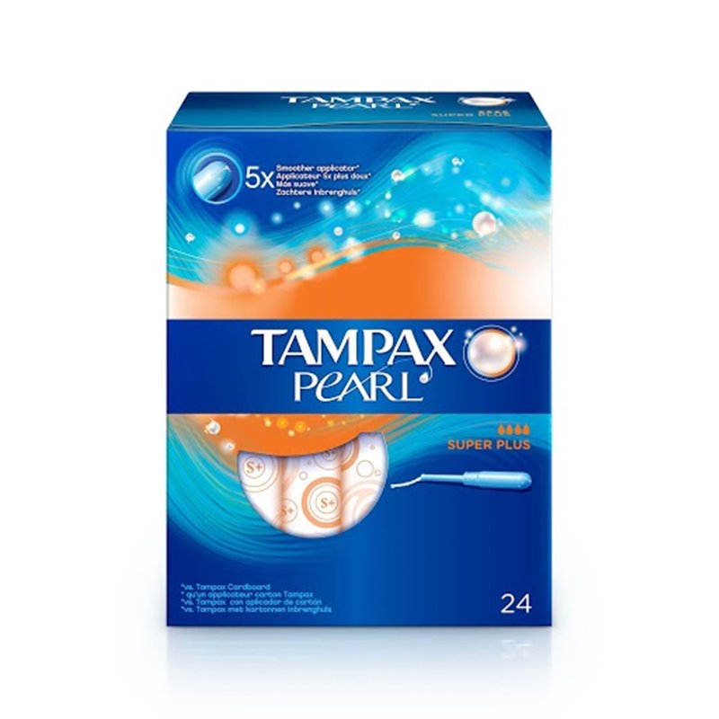 TAMPAX TAMP PEARL SUPER PLUS 24 UNI