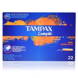 TAMPAX COMPAK SUPER-PLUS 22 UNI
