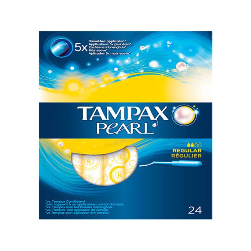 TAMPAX PEARL REGULAR 24 UNI