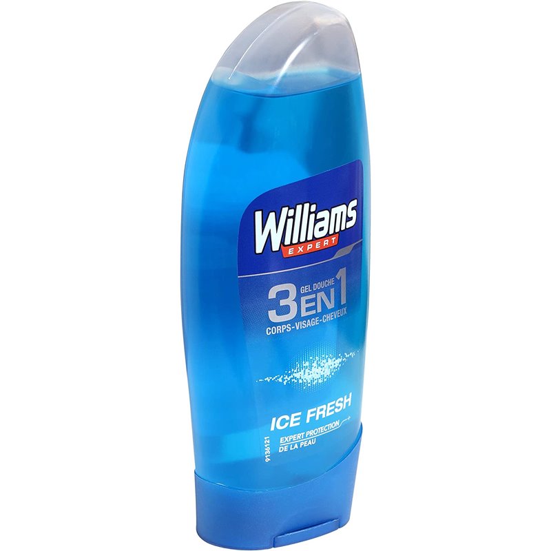 WILLIAMS GEL BAÑO EXPERT 3-1 ICE FRESH 250ML.