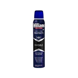 WILLIAMS DEO SPRAY PROTECT 48H INVISIBLE 200ML.