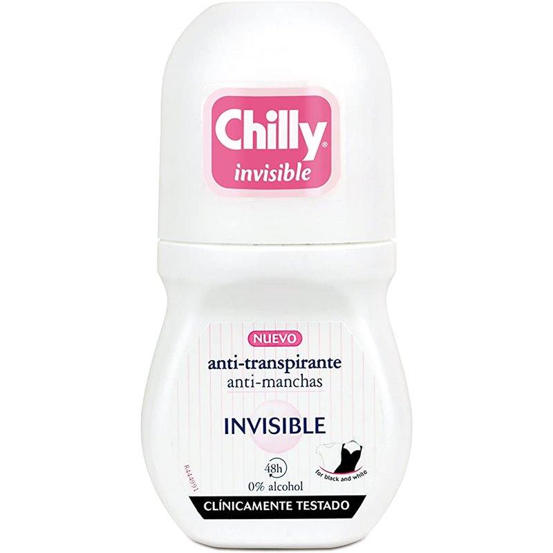 CHILLY DEO ROLL 50ML INVISIBLE A-MANCHAS