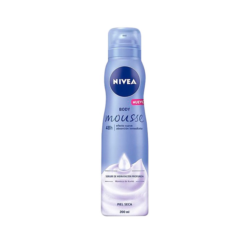 NIVEA BODY MOUSSE 48H SMOOTH 200ML.